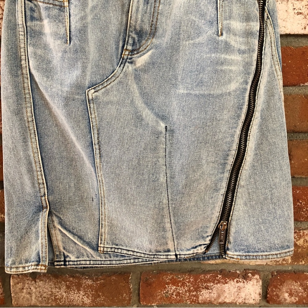 3.1 Phillip Lim Asymmetrical Zip Denim Skirt - Picture 6 of 10